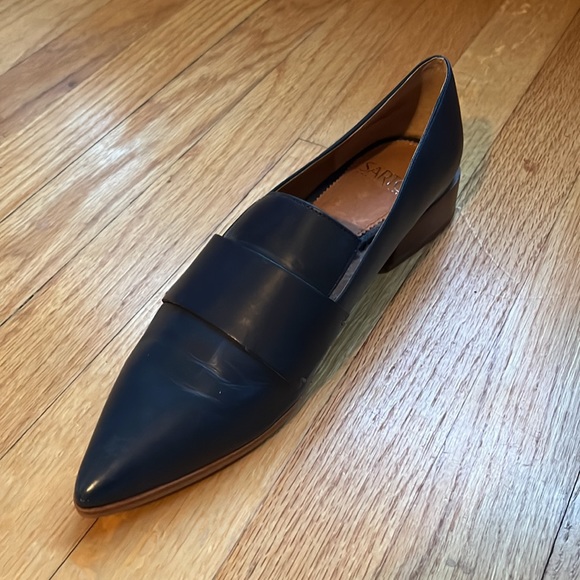 Sarto Blue Pointy Tip Shoes - Picture 4 of 8